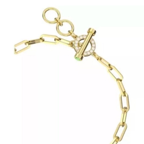 Swarovski Gold and Green Bear Bracelet - Picture 5 of 7